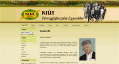 Desktop Screenshot of kiut.hu